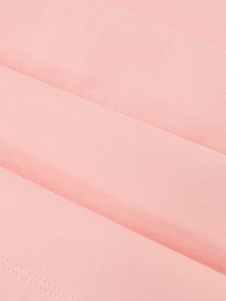 Reiss Pink Luna Brushed-Cotton V-Neck T-Shirt - Image 6 of 6