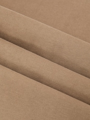 بني فاتح محايد - تيشِرت قطن ممشط بياقة حافة مستديرة Tommie من Reiss - صورة 7 من 7