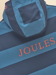 Joules Boys' Coverall Blue Stripe Oversized Fleece Lined Changing Robe - Image 8 of 8