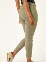 Roman Green Petite Suedette Stretch Denim Leggings - Image 3 of 5