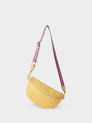 Osprey London Yellow The Hendrix Leather Sling Bag - Image 3 of 6