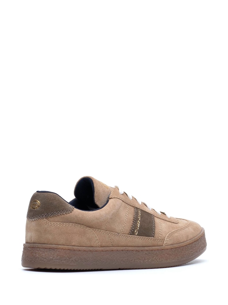 Base London Brown Banksy Cupsole Trainer - Image 2 of 4 Base London Brown Banksy Cupsole Trainer - Image 2 of 4