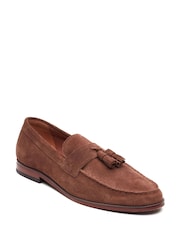 Base London Brown Flint Tassle Loafer - Image 2 of 4