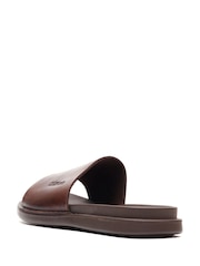 Base London Brown Albany Slide Sandal - Image 3 of 4