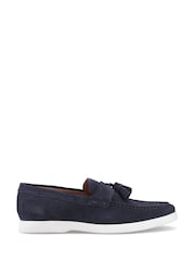 Base London Sky Blue Axis Tassle Loafer - Image 1 of 1
