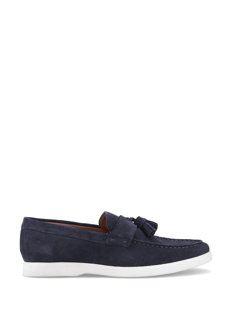 Base London Sky Blue Axis Tassle Loafer - Image 1 of 1 Base London Sky Blue Axis Tassle Loafer - Image 1 of 1