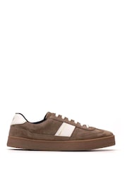 Base London Natural Banksy Cupsole Trainer - Image 1 of 4