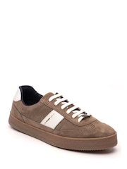 Base London Natural Banksy Cupsole Trainer - Image 2 of 4