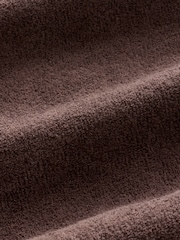 Chocolate Brown Towelling Shorts - Image 2 of 4