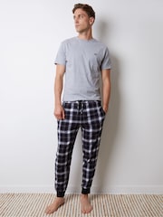 Conjunto de pijama xadrez Threadbare - Imagem 1 de 4