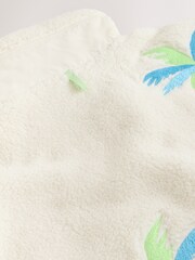 Ecru Creme - Embroidered Teddy Borg Gilet - Bild 4 von 4