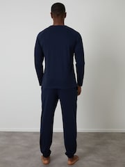 Azul - Threadbare Sweatshirts & Joggers Lounge 2 Piece Set - Imagem 2 de 4