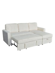 Aspire Furniture Natural Nexis Corner Storage Sofa Bed with Right Hand Chai Right - Image 3 of 5