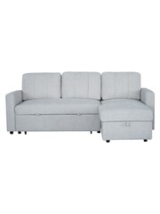 Aspire Furniture Grey Nexis Corner Storage Sofa Bed with Right Hand Chai Right - Image 2 of 5