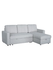 Aspire Furniture Grey Nexis Corner Storage Sofa Bed with Right Hand Chai Right - Image 4 of 5