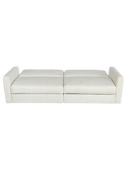 Aspire Furniture Natural Vault Sofa Bed with Dual Storage - Image 4 of 5