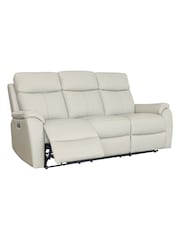 Aspire Furniture Light Grey Kingsmere 3 Seater Power Recliner Sofa - Image 3 of 5