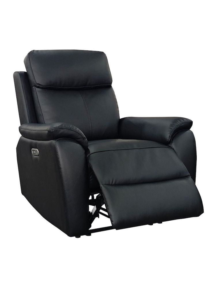 Aspire Furniture Black Kingsmere Power Recliner Sofa and Chair Set Suite - Image 6 of 6