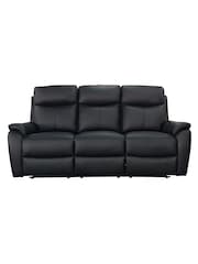 Aspire Furniture Black Kingsmere 3 Seater Power Recliner Sofa - Image 2 of 4