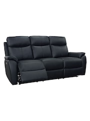 Aspire Furniture Black Kingsmere 3 Seater Power Recliner Sofa - Image 3 of 4