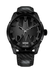 Police Black The Bat Batman Carbon Fibre Strap Watch - Image 1 of 3