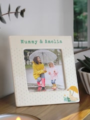 Personalised Puddle Duck Ceramic 4x4 Frame by PMC - Image 3 of 3
