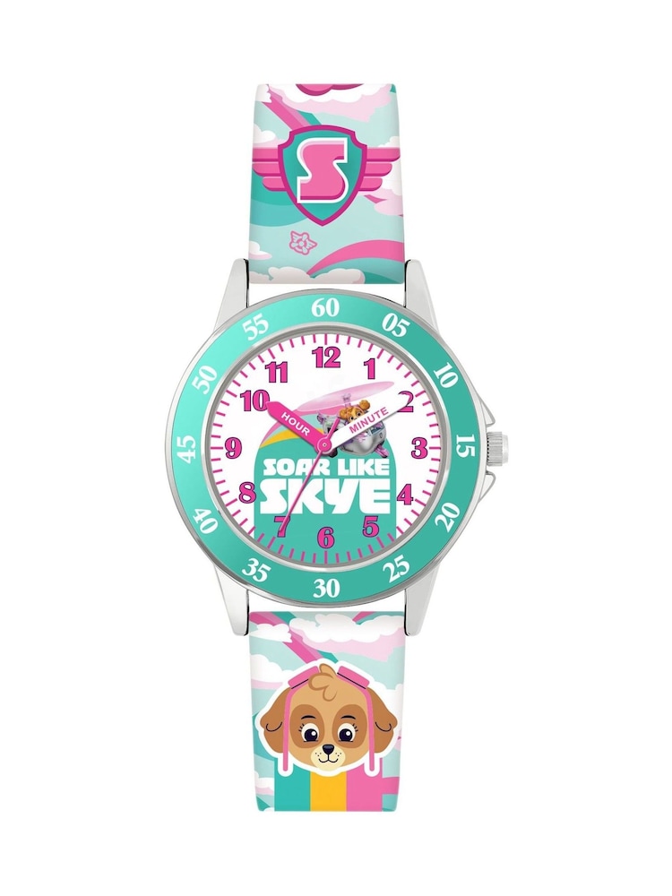 Peers Hardy Paw Patrol Skye Pink Strap Time Teacher Watch - Image 1 of 3 Peers Hardy Paw Patrol Skye Pink Strap Time Teacher Watch - Image 1 of 3