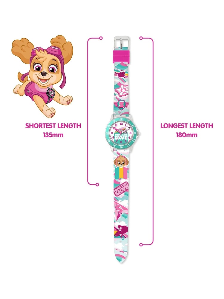 Peers Hardy Paw Patrol Skye Pink Strap Time Teacher Watch - Image 3 of 3 Peers Hardy Paw Patrol Skye Pink Strap Time Teacher Watch - Image 3 of 3
