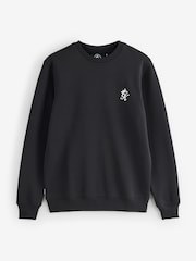 Gym King Black Fundamental Fleece Sweatshirt - Image 4 of 4
