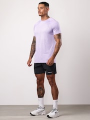 Gym King Purple Limitless Abstract Knit T-Shirt - Image 1 of 4
