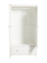 Barker and Stonehouse White Springwell Wooden 2 Door Hinged Wardrobe - Image 5 of 6