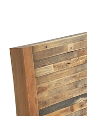 Barker and Stonehouse Brown Charlie Reclaimed Wood High End Bed Frame - Image 4 of 6