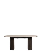 Barker and Stonehouse Brown Kita Extending Dining Table with Ceramic Top - Image 3 of 6