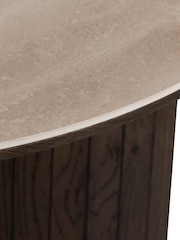 Barker and Stonehouse Brown Kita Extending Dining Table with Ceramic Top - Image 4 of 6