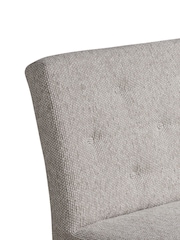 Barker and Stonehouse Grey Medina Upholstered Dining Bench - Image 3 of 6