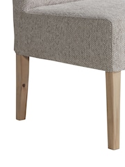 Barker and Stonehouse Grey Medina Upholstered Dining Bench - Image 4 of 6