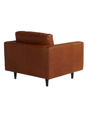Barker and Stonehouse Tan Brown Hemingway Leather Armchair - Image 4 of 6