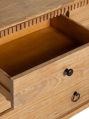 Barker and Stonehouse Brown Selene Mindi Wood 7 Drawer Chest - Image 3 of 6