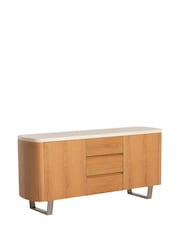 Barker and Stonehouse Brown Tate Curved Sideboard - Image 1 of 6
