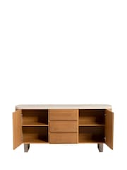Barker and Stonehouse Brown Tate Curved Sideboard - Image 3 of 6
