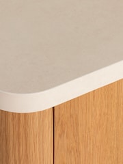 Barker and Stonehouse Brown Tate Curved Sideboard - Image 6 of 6