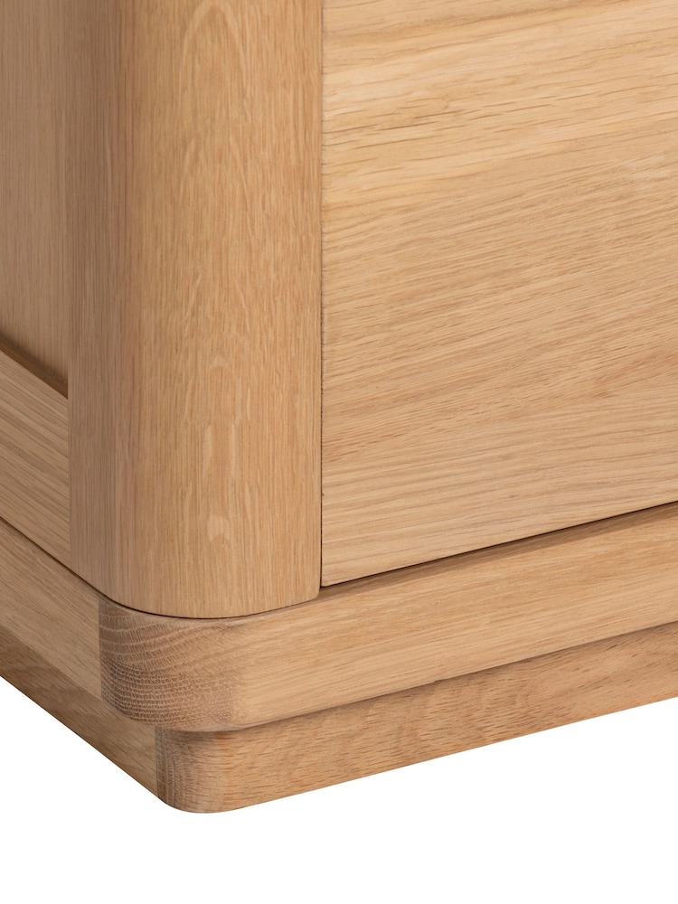 Barker and Stonehouse Natural Olav Oak 2 Door Wardrobe - Image 6 of 6
