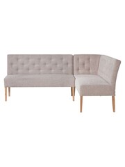 Barker and Stonehouse Grey Medina Upholstered Dining Right Hand Corner Bench - Image 3 of 6