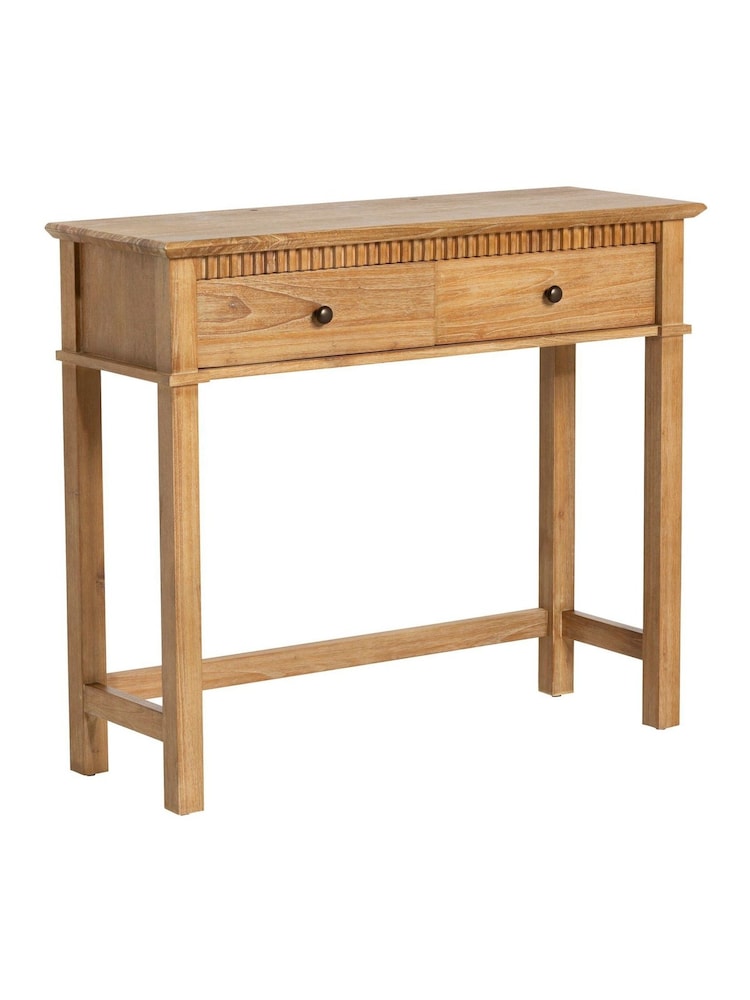 Barker and Stonehouse Brown Selene Mindi Wood Dressing Table - Image 1 of 6
