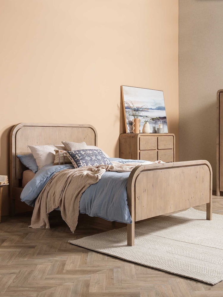 Barker and Stonehouse Brown Tosca Reclaimed Wood Bed Frame - Image 1 of 6