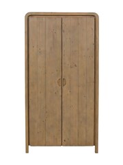 Barker and Stonehouse Brown Tosca Reclaimed Wood 2 Door Wardrobe - Image 4 of 6