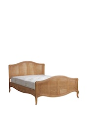 Barker and Stonehouse Natural Cecile Rattan and Wood French Style Bed Frame - Image 2 of 6