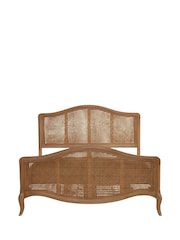 Barker and Stonehouse Natural Cecile Rattan and Wood French Style Bed Frame - Image 3 of 6