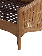 Barker and Stonehouse Natural Cecile Rattan and Wood French Style Bed Frame - Image 5 of 6