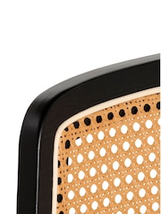 Barker and Stonehouse Natural Ceylon Rattan and Faux Leather Dining Chair - Image 4 of 7